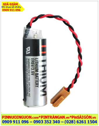 Pin Toshiba ER6V; Pin ER6V; Pin nuôi nguồn PLC Toshiba ER6V lithium 3.6v AA 2000mAh _Xuất xứ Nhật